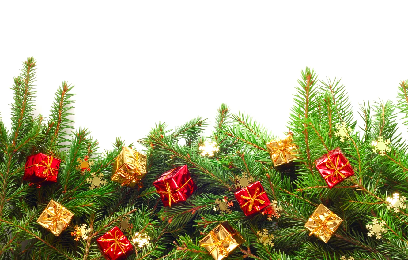 Фото обои украшения, елка, Новый Год, Рождество, подарки, Christmas, Xmas, decoration