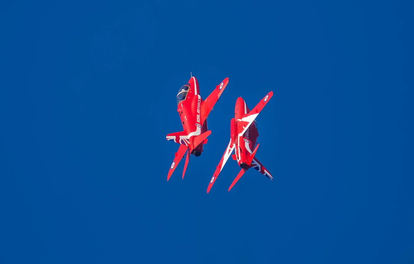 Фото обои plane, jet, RAF, Red Arrows, Royal Air Force, aeroplane, The Royal Air Force Aerobatic Team