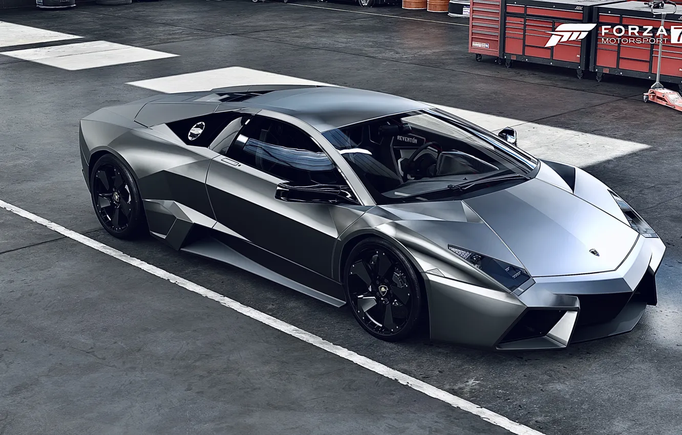 Фото обои HDR, Lamborghini, Reventon, Game, FM7, UHD, Forza Motorsport 7, Xbox One X