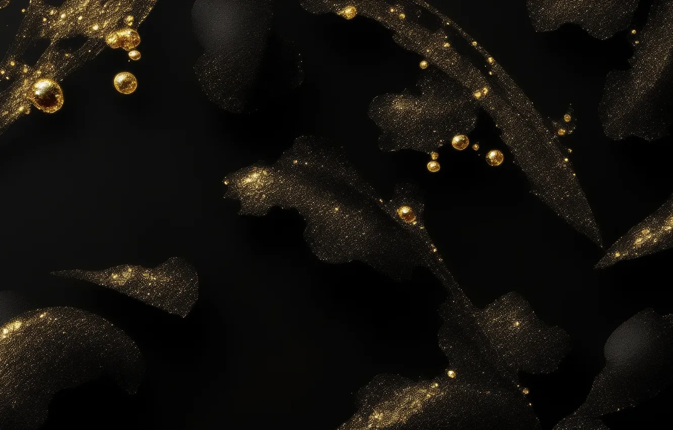 Фото обои металл, золото, обои, черный, wallpaper, metal, золотой, gold