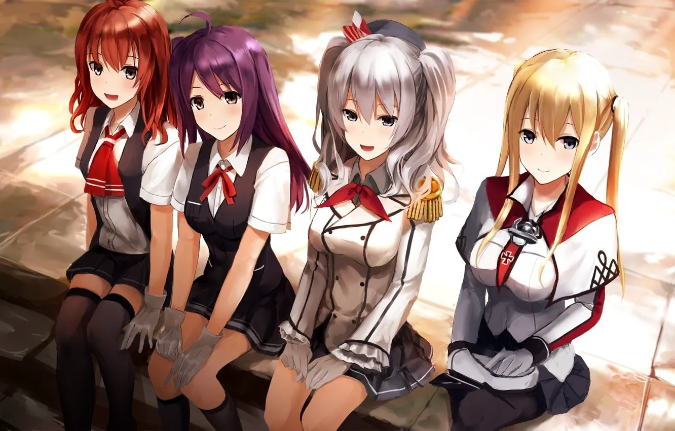 Фото обои kawaii, girl, anime, pretty, manga, bishojo, seifuku, student