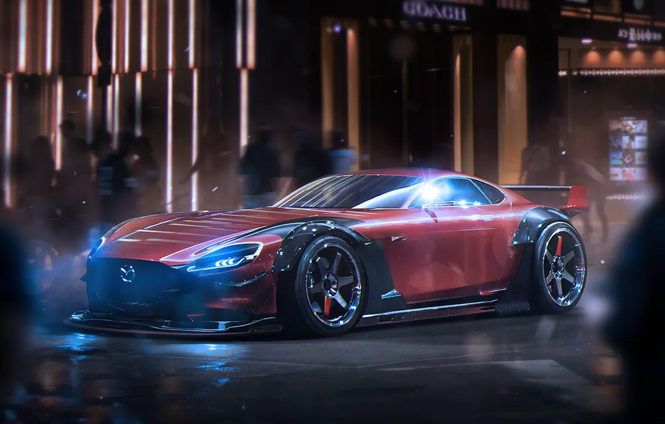 Фото обои Concept, Mazda, Tuning, Future, by Khyzyl Saleem, RX-Vision