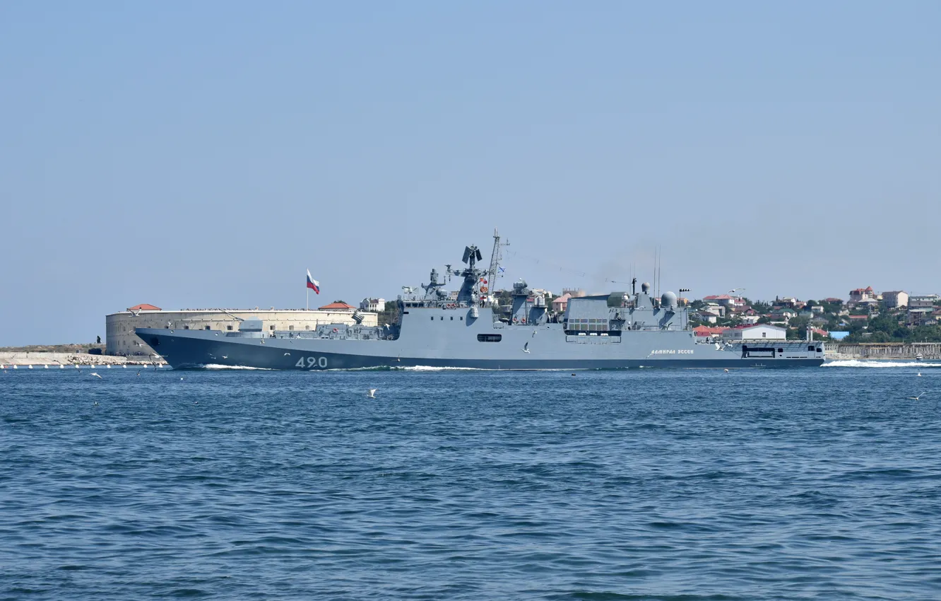 Фото обои фрегат, Севастополь, Адмирал Эссен, Автор Erne