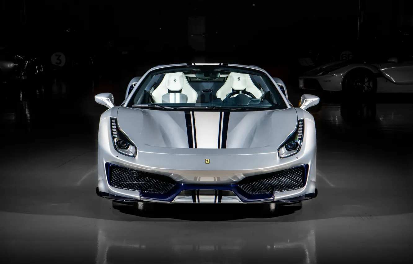 Фото обои Феррари, Ferrari, суперкар, supercar, вид спереди, единственный экземпляр, Tailor Made, Ferrari 488