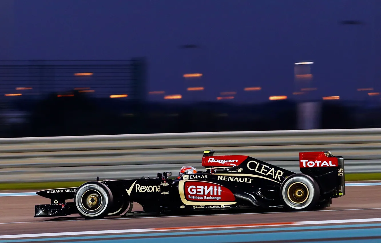 Фото обои Lotus, formula 1, e21, Romain Grosjean