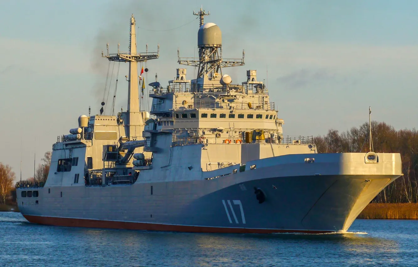 Фото обои корабль, большой, десантный, Пётр Моргунов