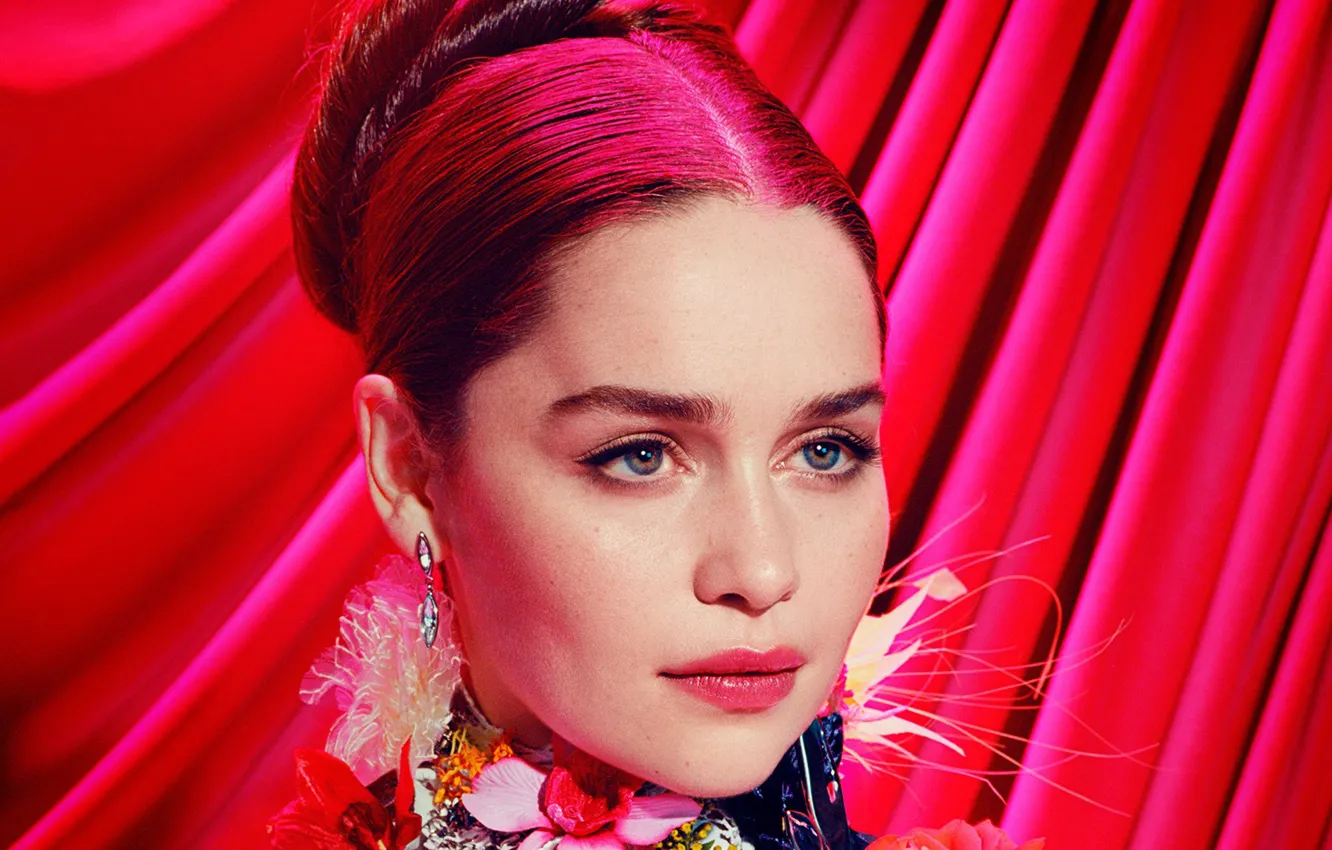 Фото обои портрет, знаменитость, Emilia Clarke