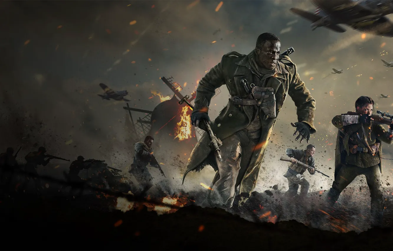 Фото обои Call of Duty, Activision, Vanguard, Call of Duty: Vanguard, Call of Duty Vanguard, Call of …