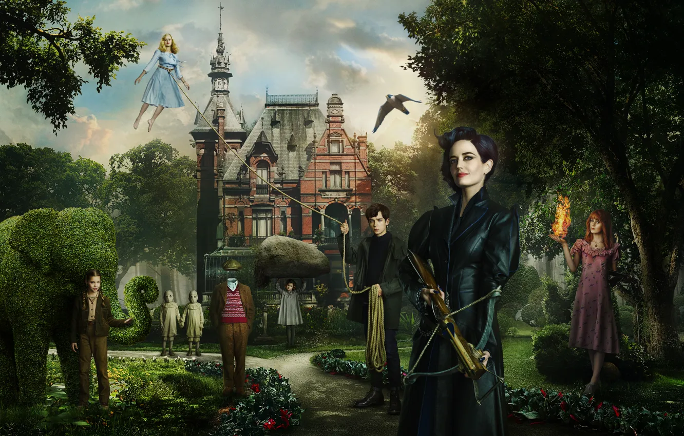 Фото обои Fantasy, Nature, emma, 20th Century Fox, jake, Twins, Garden, Invisible
