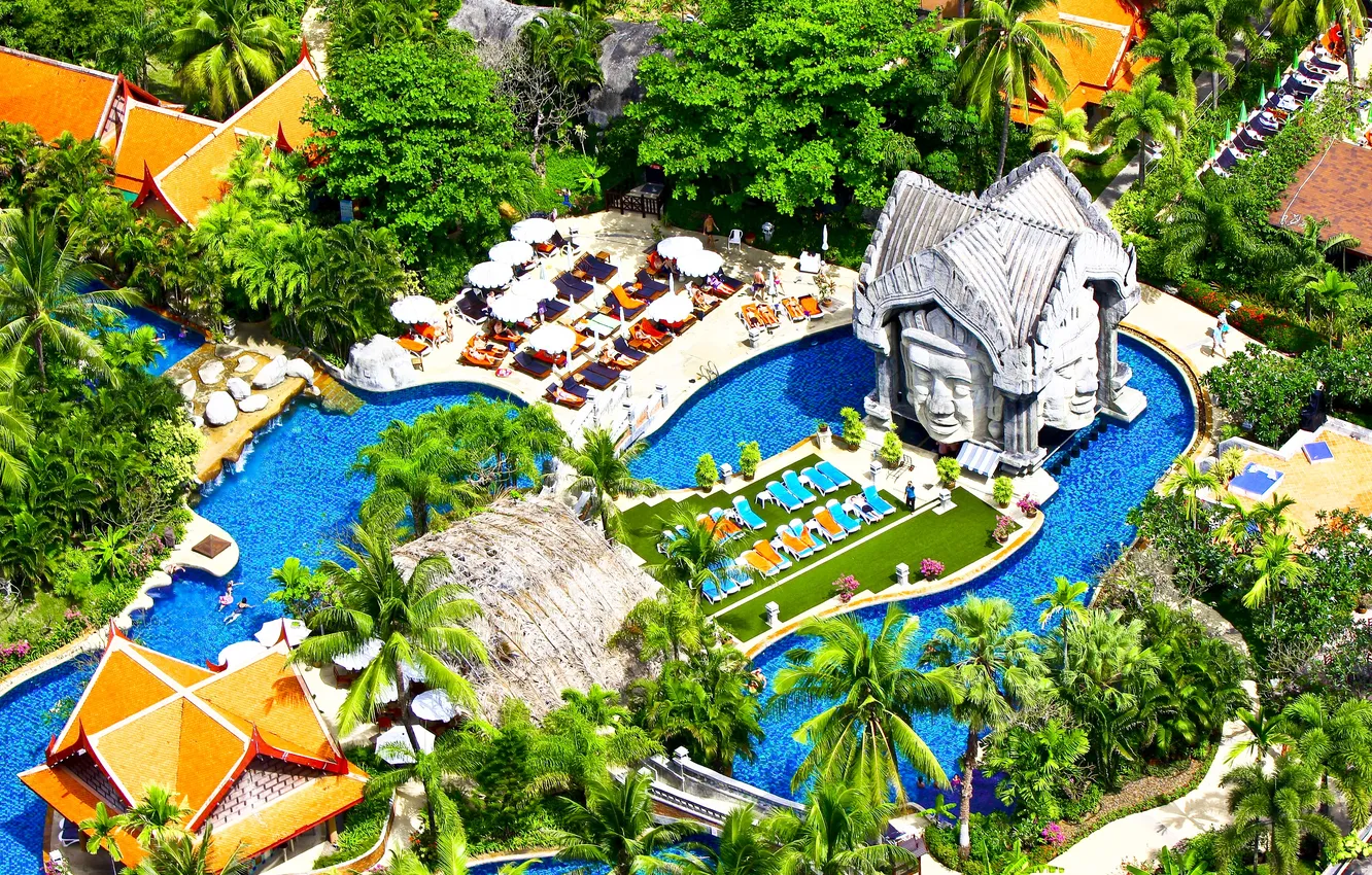 Фото обои бассейн, Таиланд, курорт, ареал