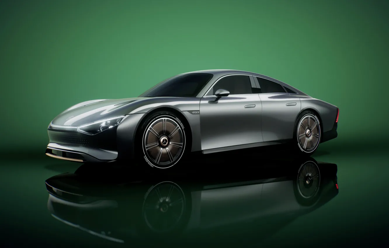 Фото обои купе, Mercedes-Benz, концепт, 2022, Vision EQXX Concept