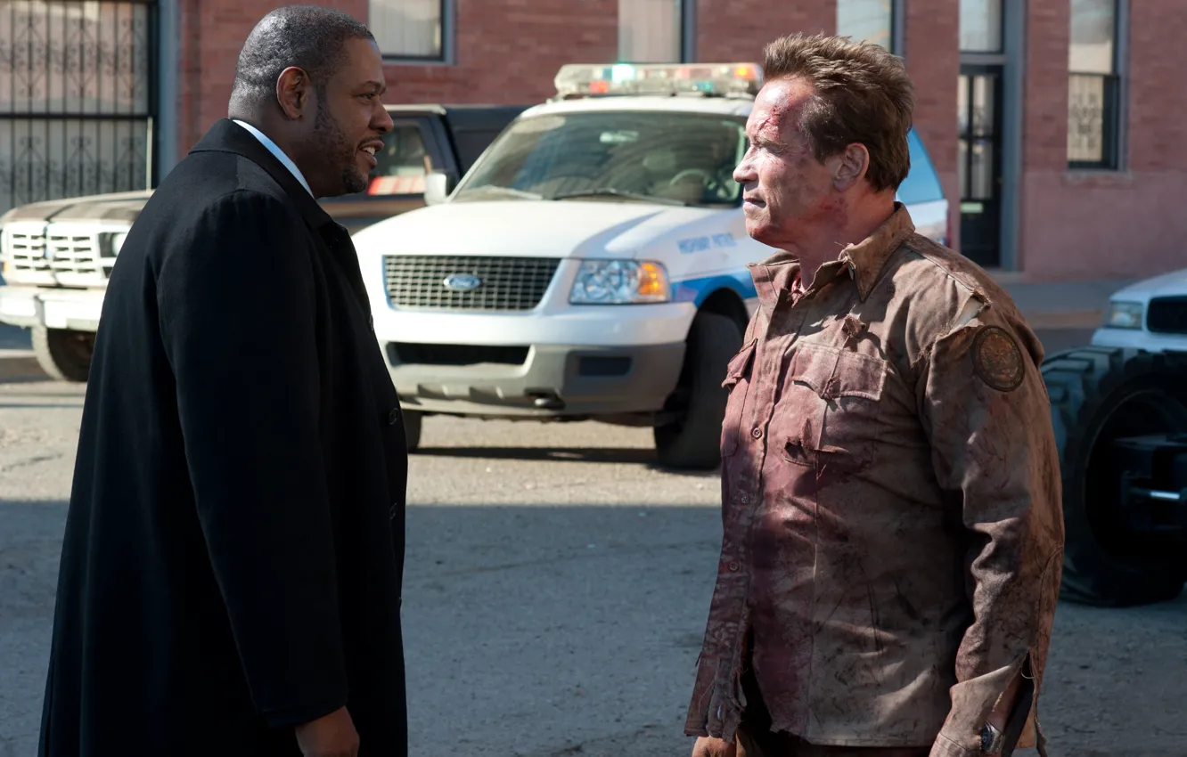 Фото обои полиция, агент, Арнольд Шварценеггер, Arnold Schwarzenegger, Возвращение героя, The Last Stand, шериф, Sheriff Ray Owens