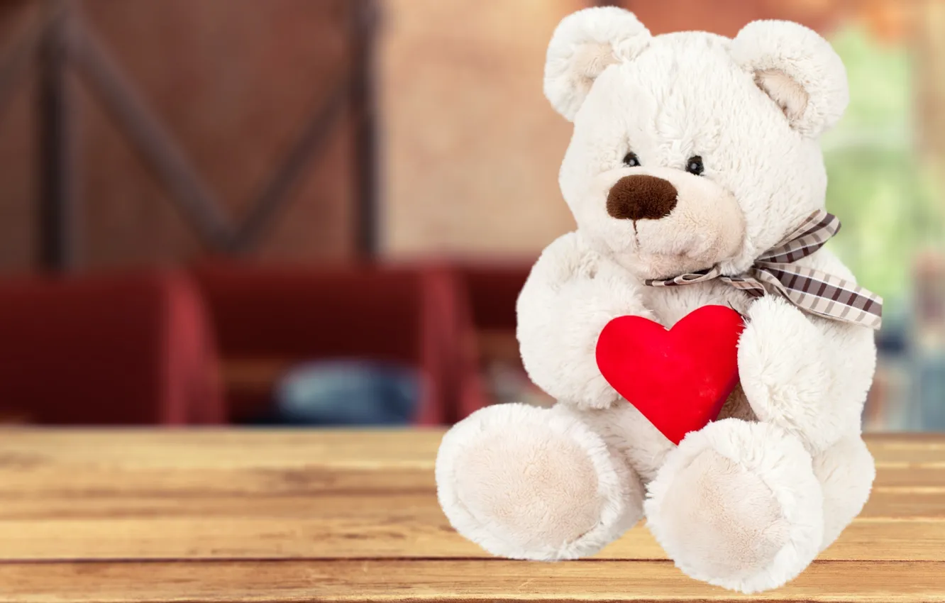 Фото обои любовь, мишка, love, toy, bear, heart, romantic, sweet