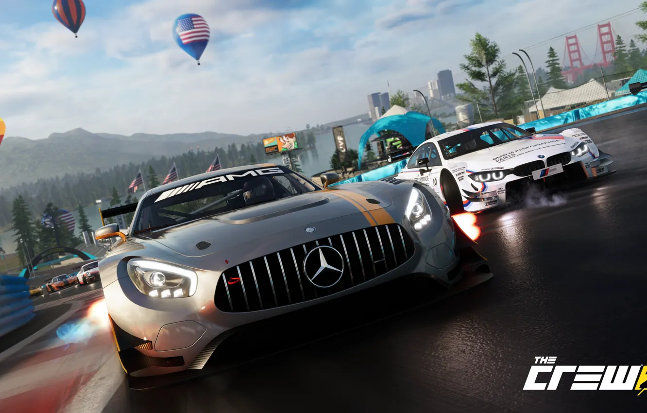 Фото обои Mercedes-Benz, game, AMG, Ubisoft, The Crew 2