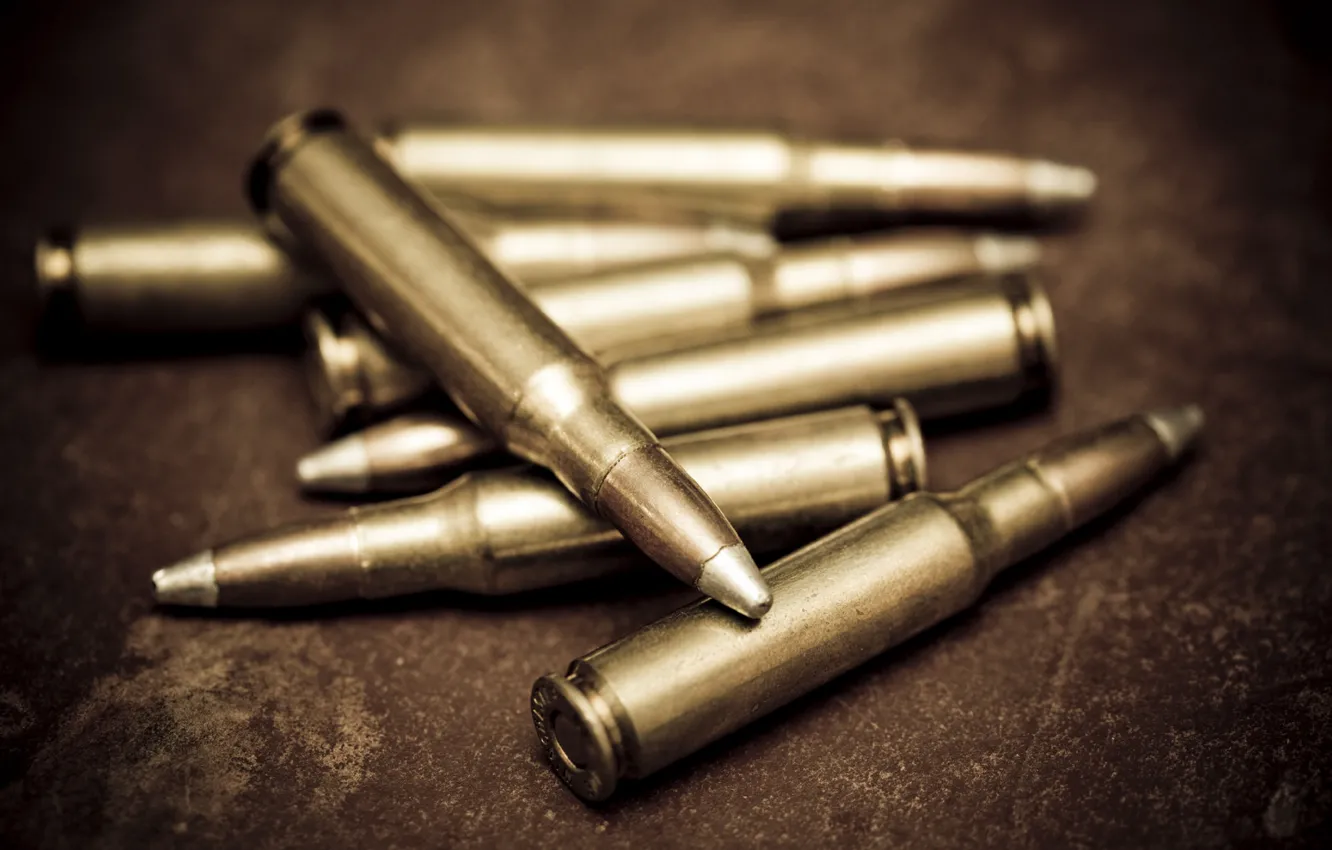 Фото обои медный, пули, bullets