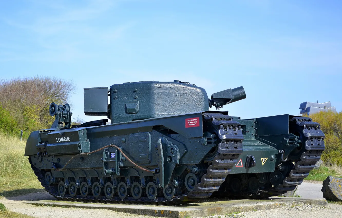 Фото обои войны, танк, тяжёлый, периода, пехотный, мировой, Второй, Churchill AVRE