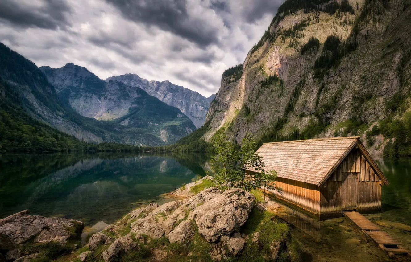 Фото обои Germany, Bavaria, Koenigssee