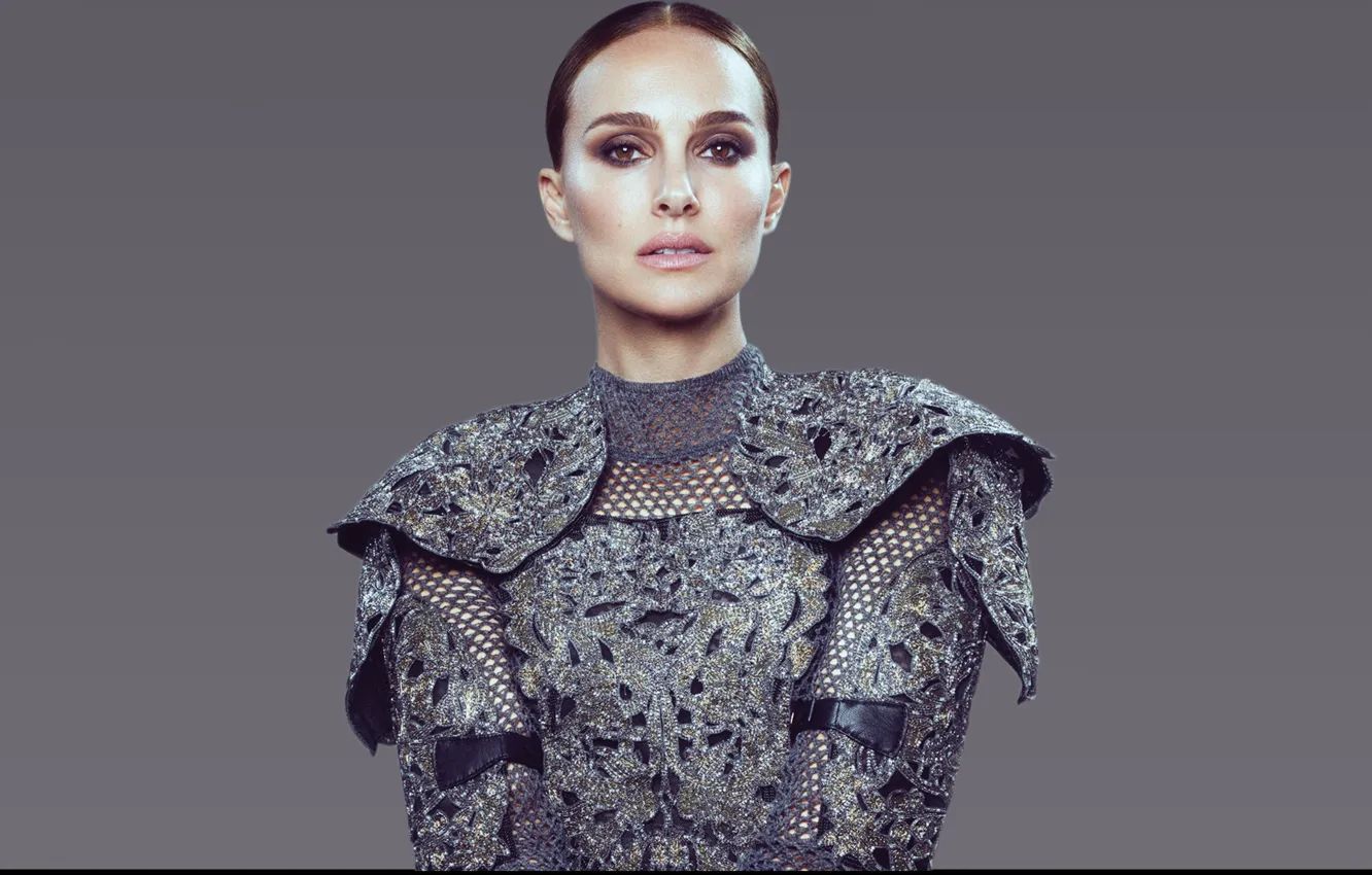 Фото обои платье, актриса, брюнетка, Natalie Portman, Натали Портман, красивая