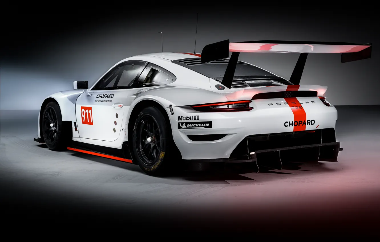 Фото обои 911, Porsche, гоночное авто, RSR, 2019