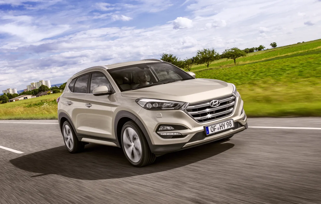 Фото обои Hyundai, 2015, Tucson, хундай, туссан