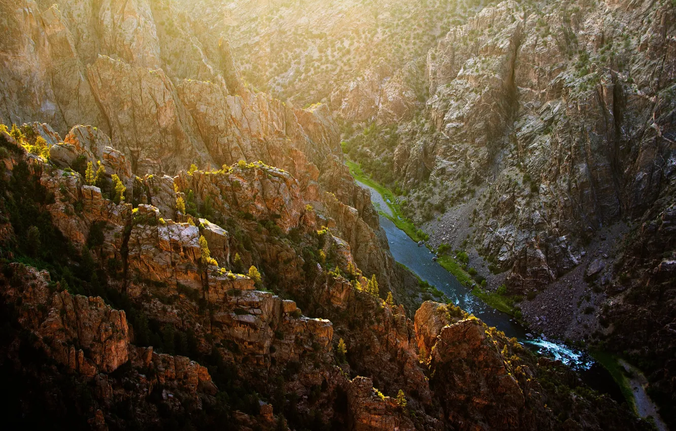 Фото обои USA, Colorado, Gunnison National Park, Black Canyon