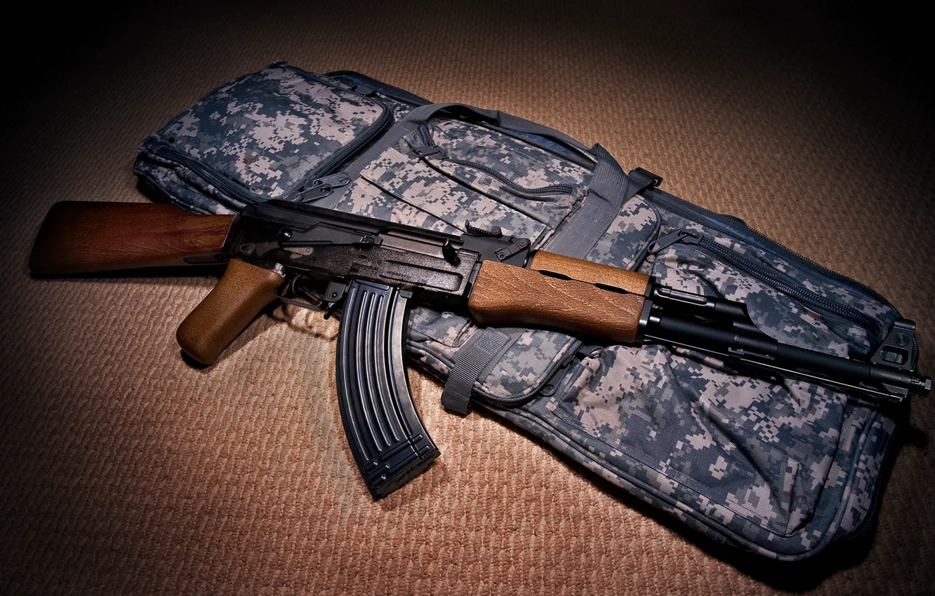 Фото обои оружие, автомат, AK-47 Assault Rifle