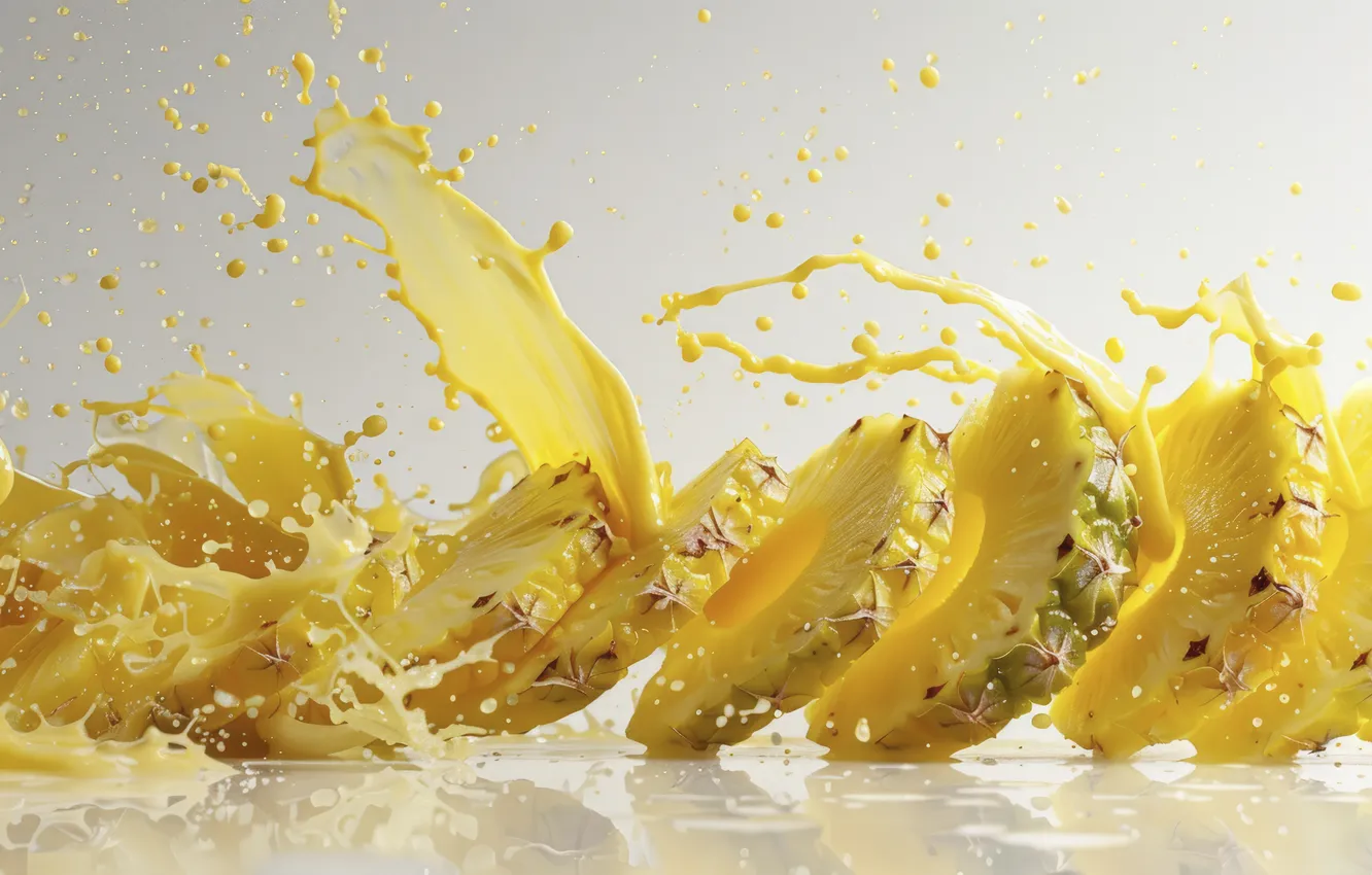 Фото обои life, pineapple, tasty, still
