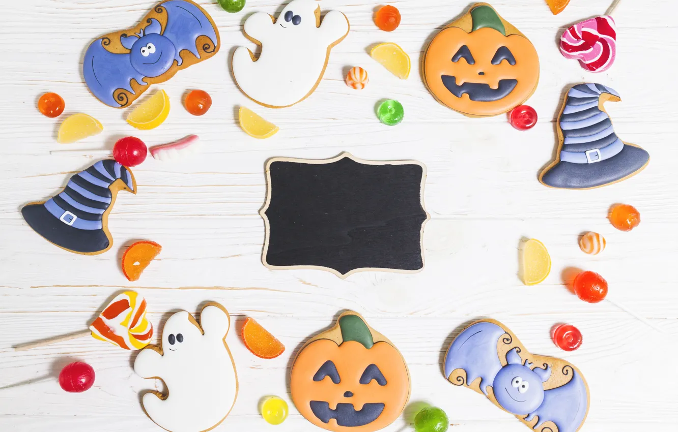 Фото обои печенье, Halloween, Pumpkin, выпечка, глазурь, Cake, Celebration