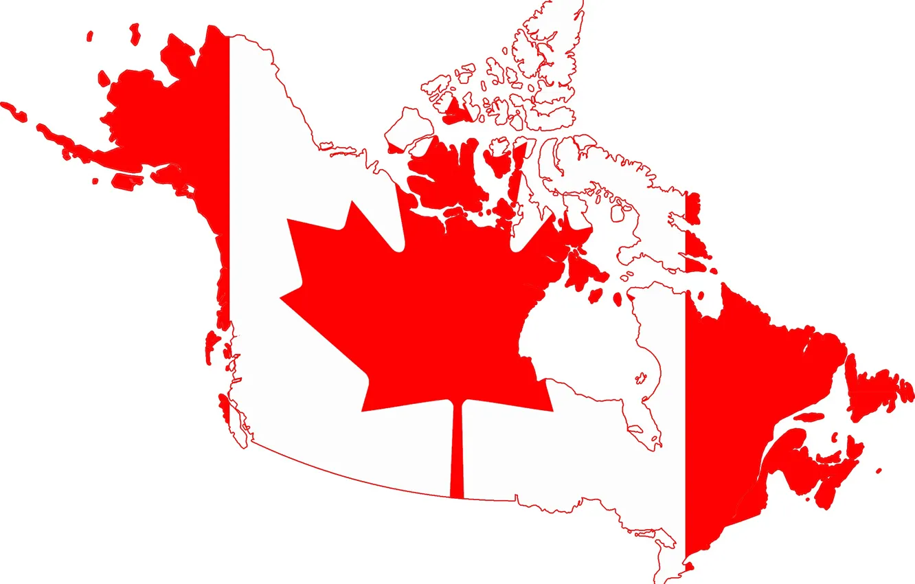 Фото обои белый, красный, флаг, red, white, канада, custom, canada