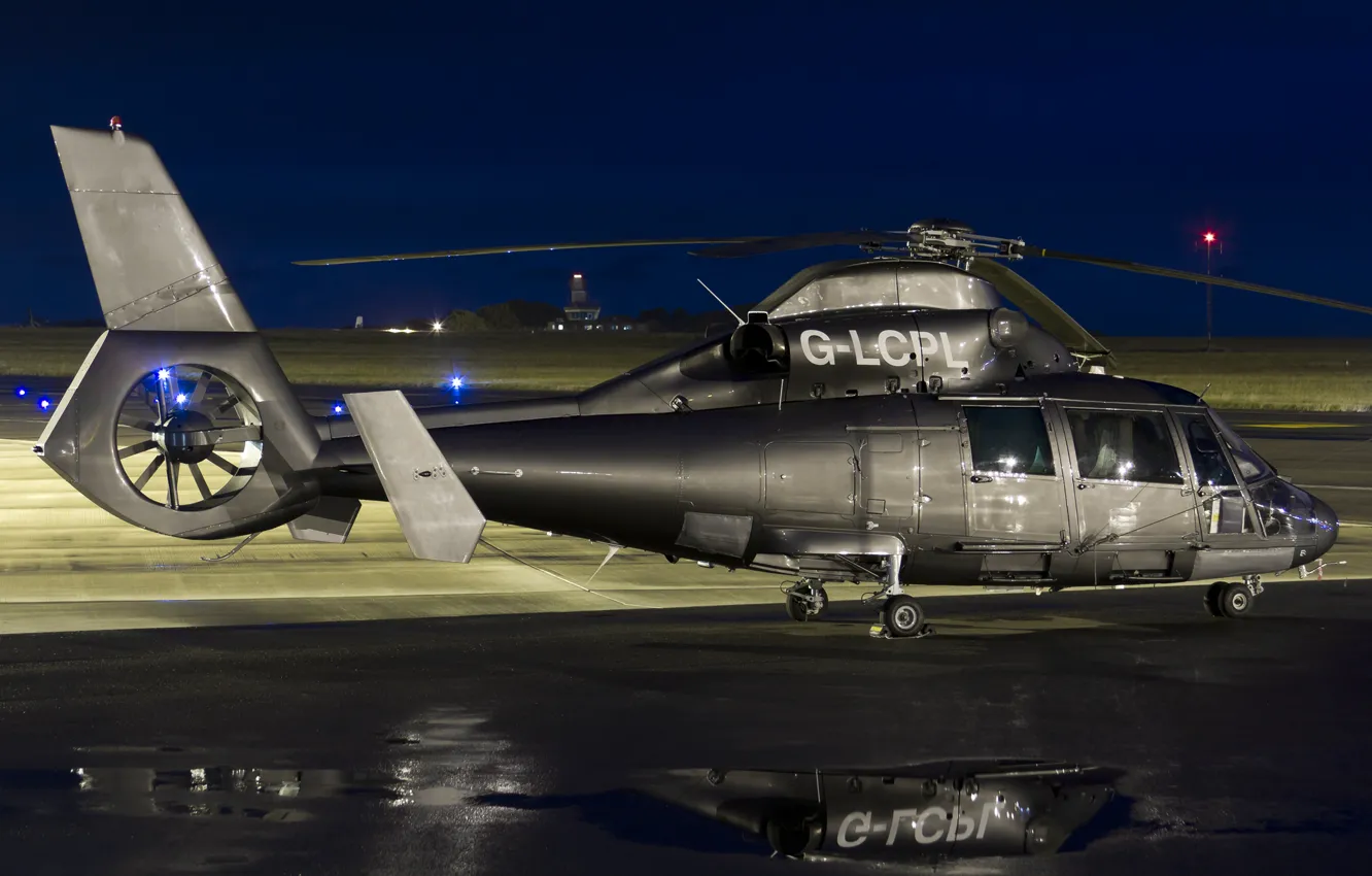 Фото обои вертолёт, аэродром, многоцелевой, Eurocopter, AS 365 N2, Dauphin 2