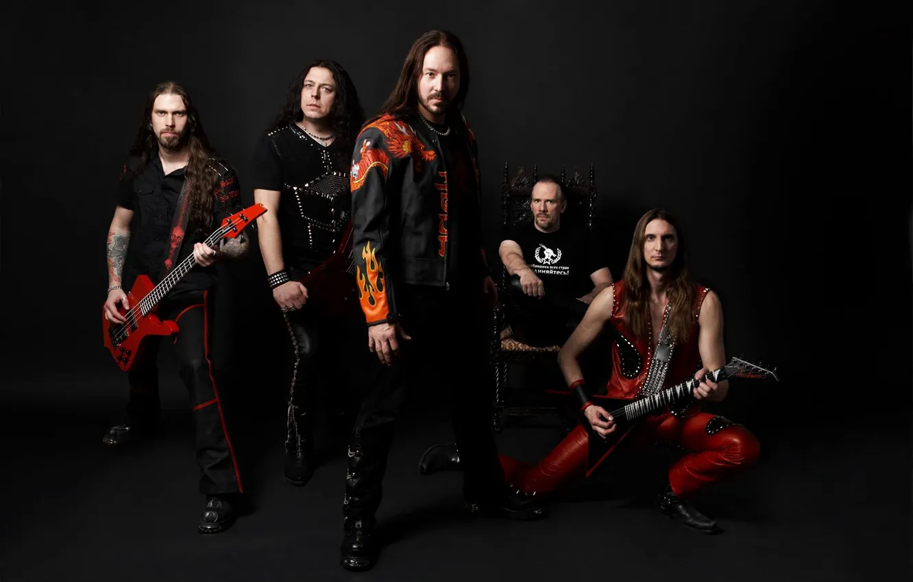 Фото обои хеви-метал, пауэр-метал, HammerFall, Joacim Cans, Oscar Dronjak, Fredrik Larsson, Pontus Norgren, Anders Johansson
