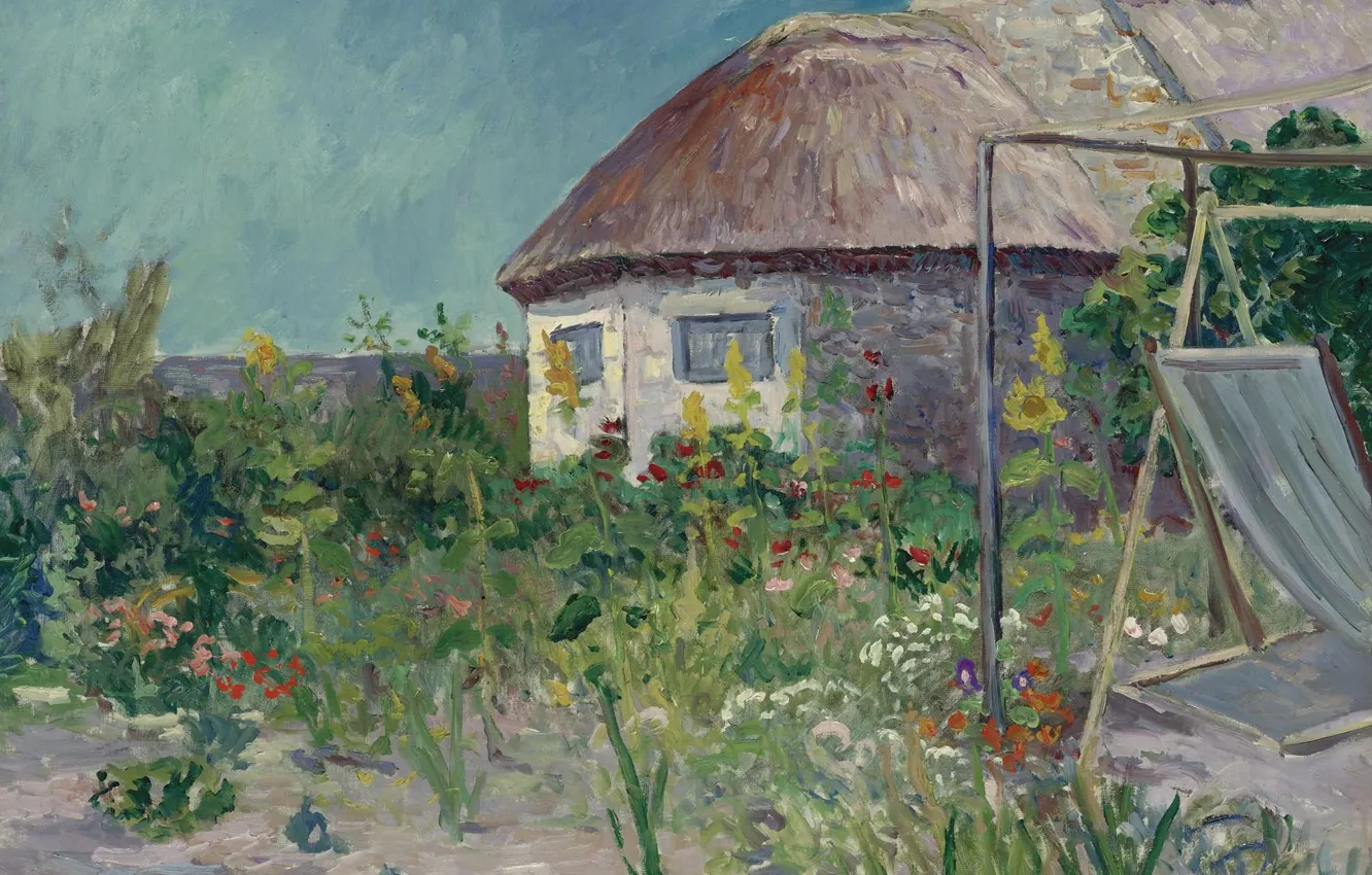 Фото обои пейзаж, картина, Maxime Maufra, Максим Мофра, Студия и Дом Художника