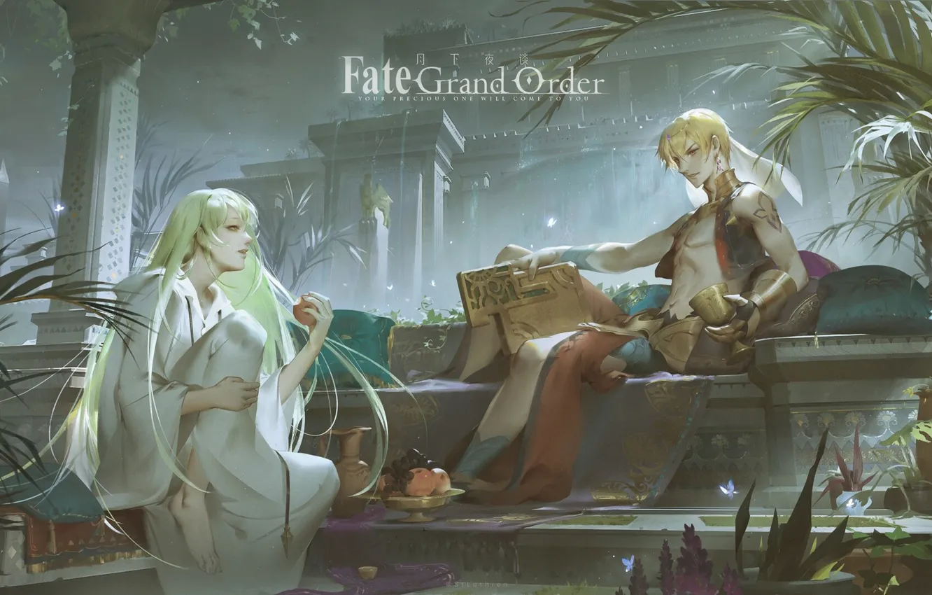 Фото обои парни, Гильгамеш, Fate / Grand Order, Судьба великая кампания