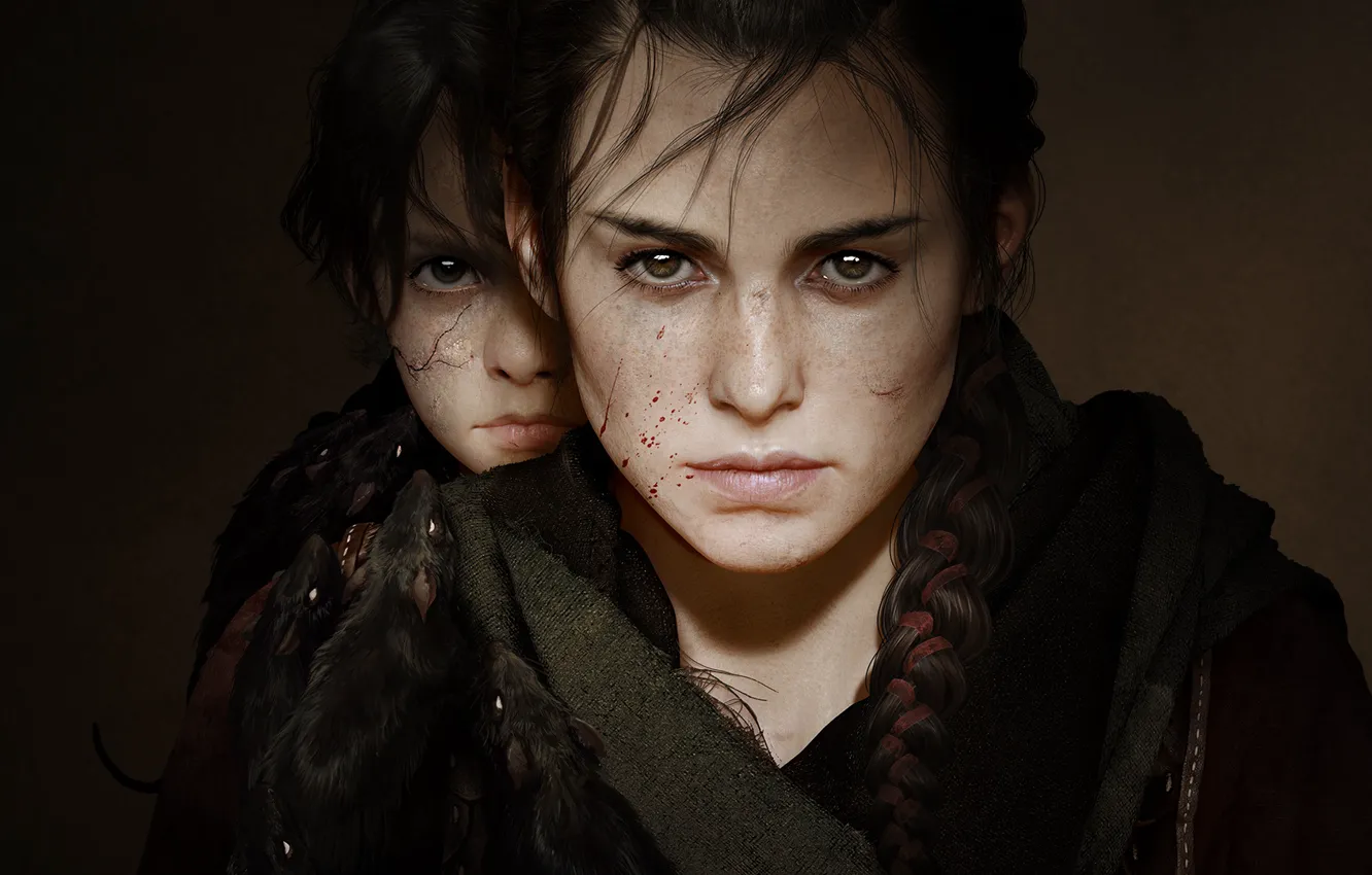 Фото обои Rat, Чума, Крысы, A Plague Tale Requiem, Amicia