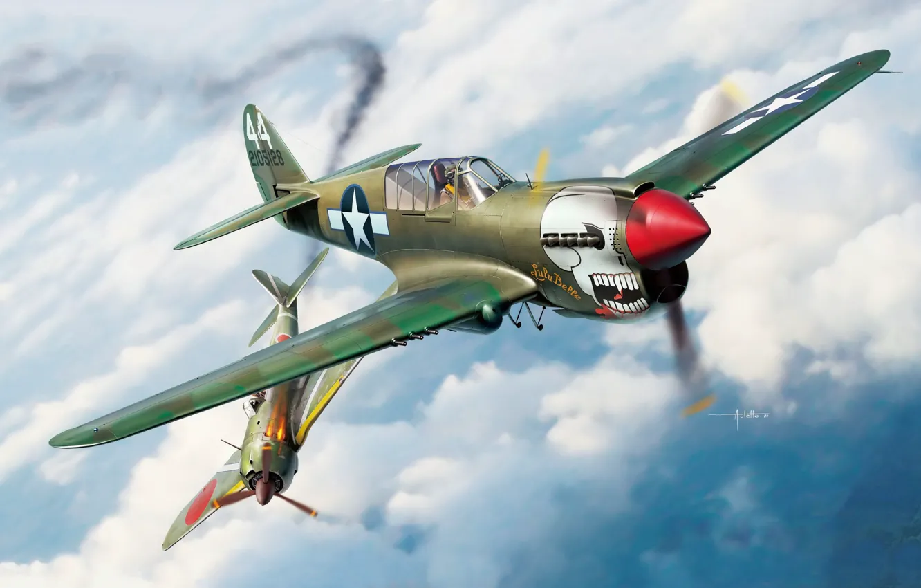 Фото обои США, ВВС США, P-40N Warhawk, P-40, USAAF