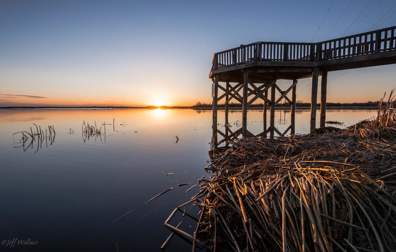 Фото обои вода, закат, Jeff Wallace, Need more people