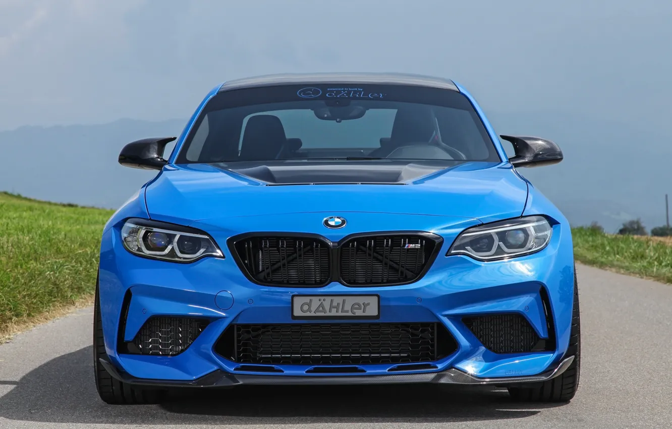 Фото обои BMW, Blue, Front, M2, dÄHLer, M2 CS