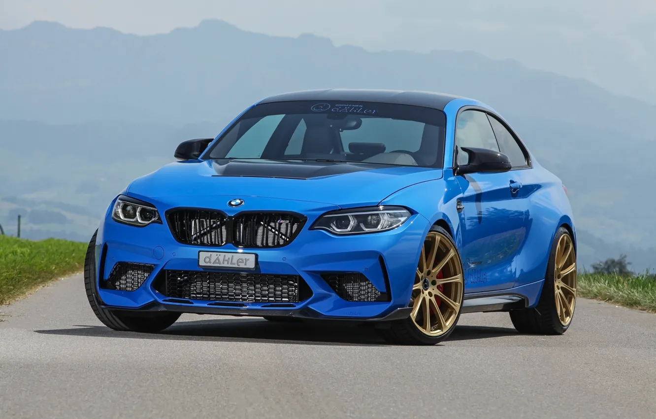 Фото обои BMW, Blue, Tuning, dÄHLer, M2 CS