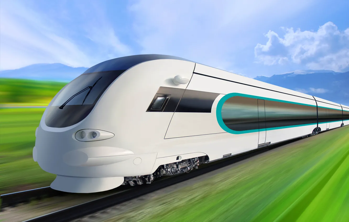 Фото обои поезд, скорость, красота, локомотив