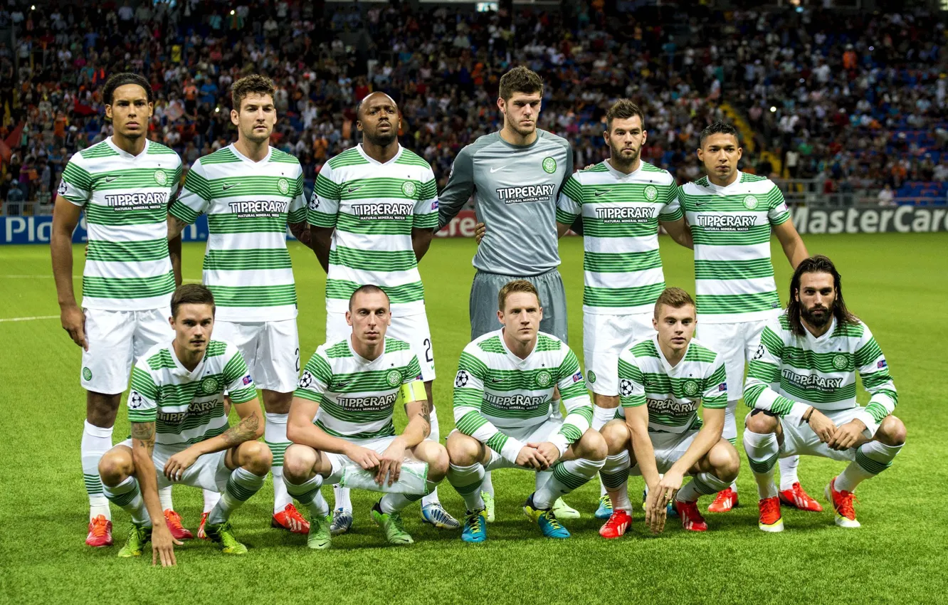 Фото обои футбол, football, champions league, celtic, селтик-шахтер караганда