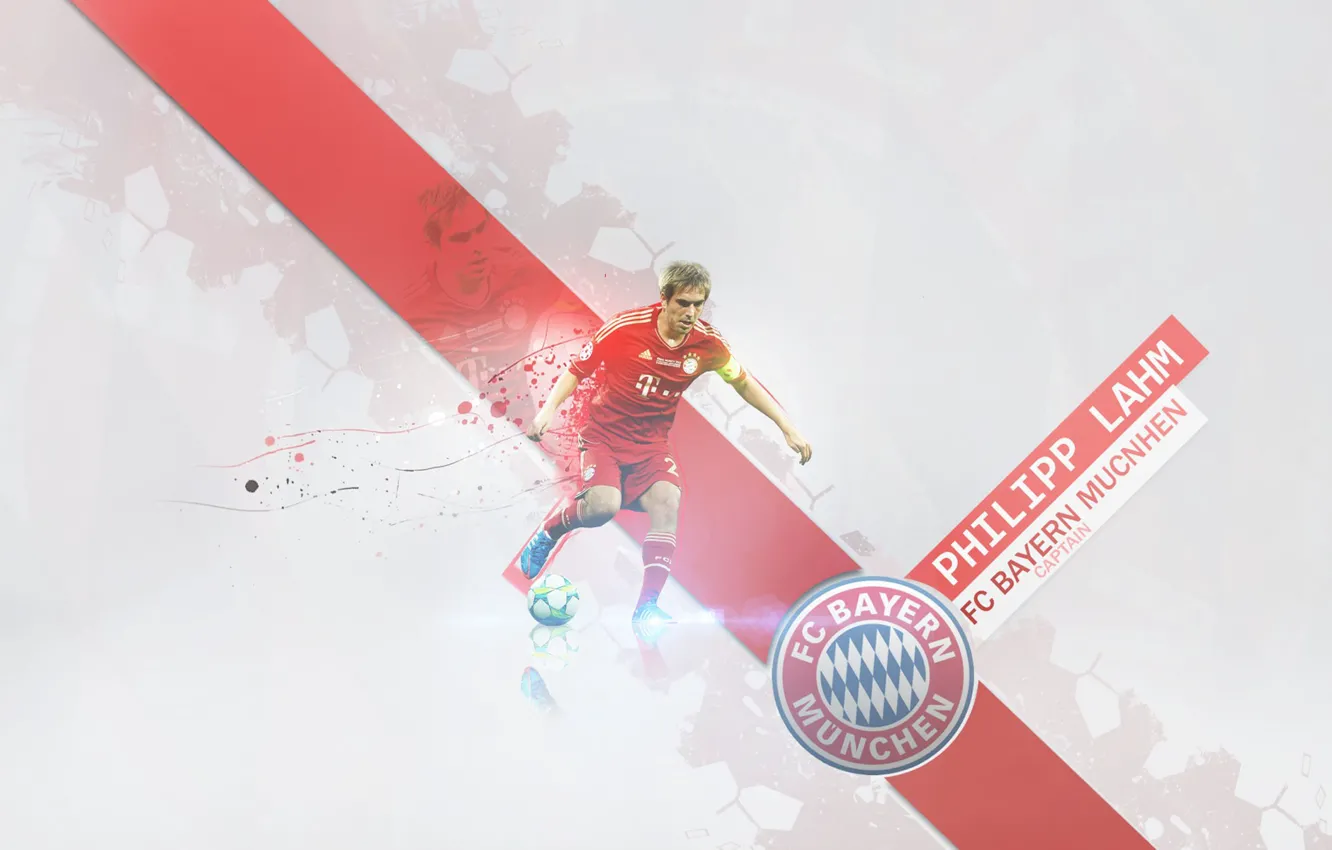 Фото обои wallpaper, sport, football, player, FC Bayern Munchen, Philipp Lahm