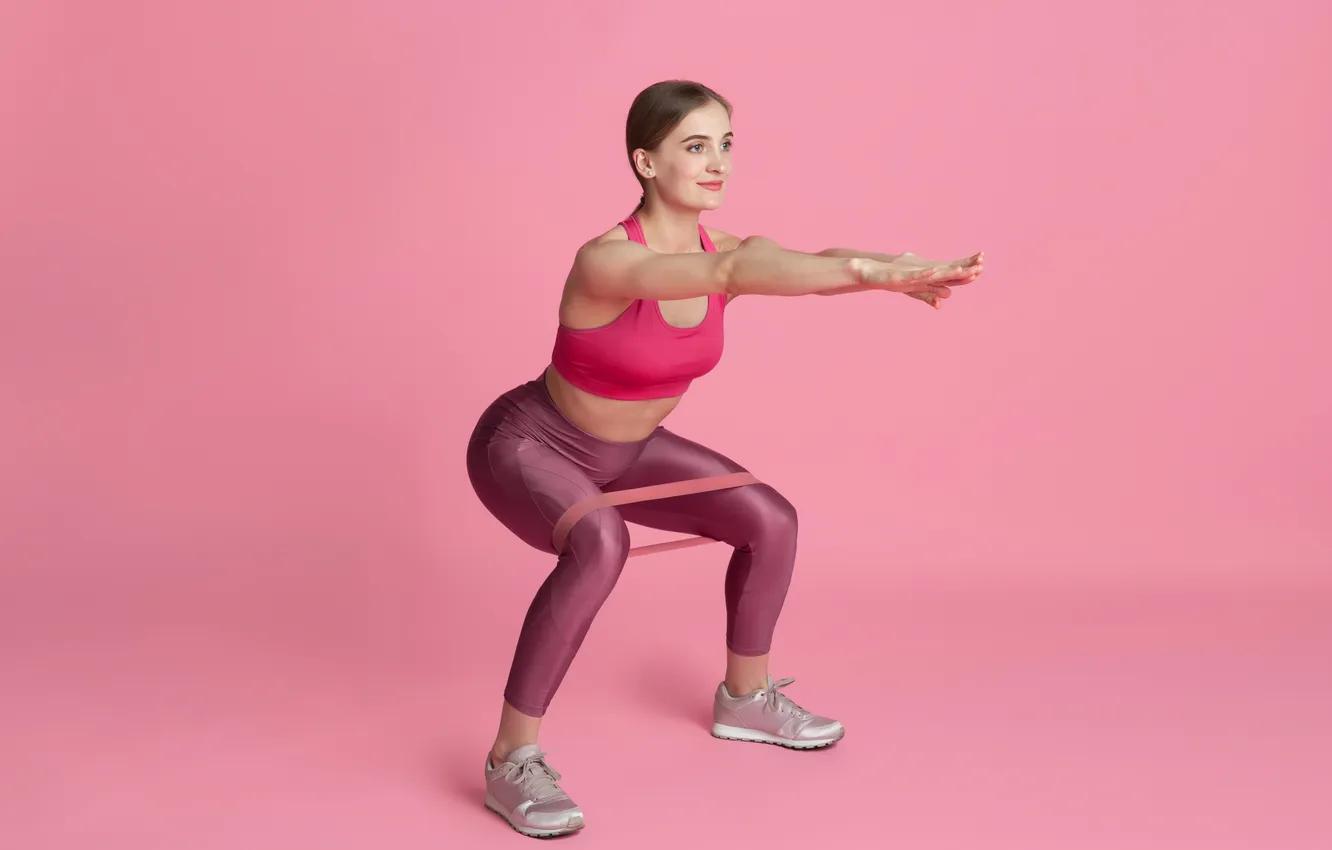 Фото обои gym, leggings, buttock, woman fitness, activewear, woman exercises, woman streching, woman workout