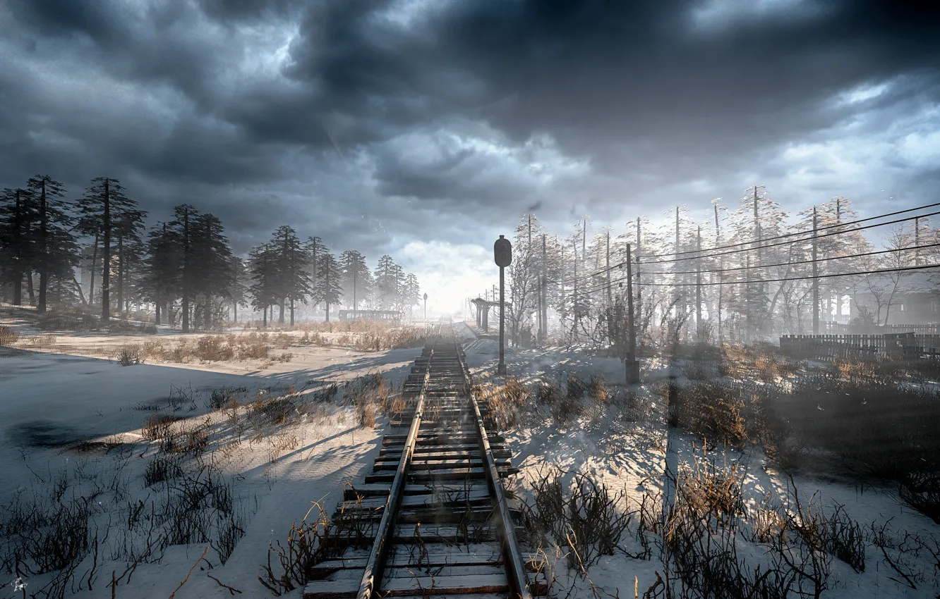 Фото обои HDR, art, Metro Exodus