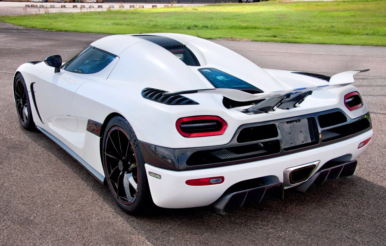 Фото обои car, Koenigsegg, суперкар, white, supercar, carbon, agera r