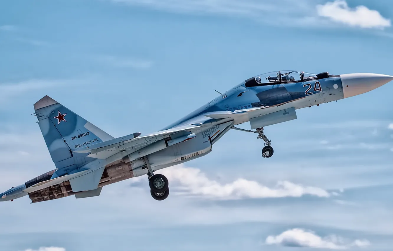 Фото обои fighter, aviation, Су-30СМ