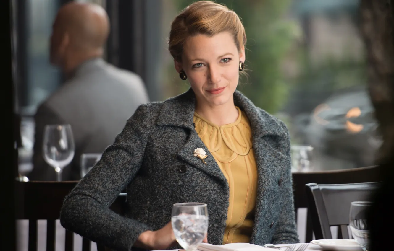 Фото обои улыбка, актриса, блондинка, Blake Lively, The Age of Adaline, Век Адалин