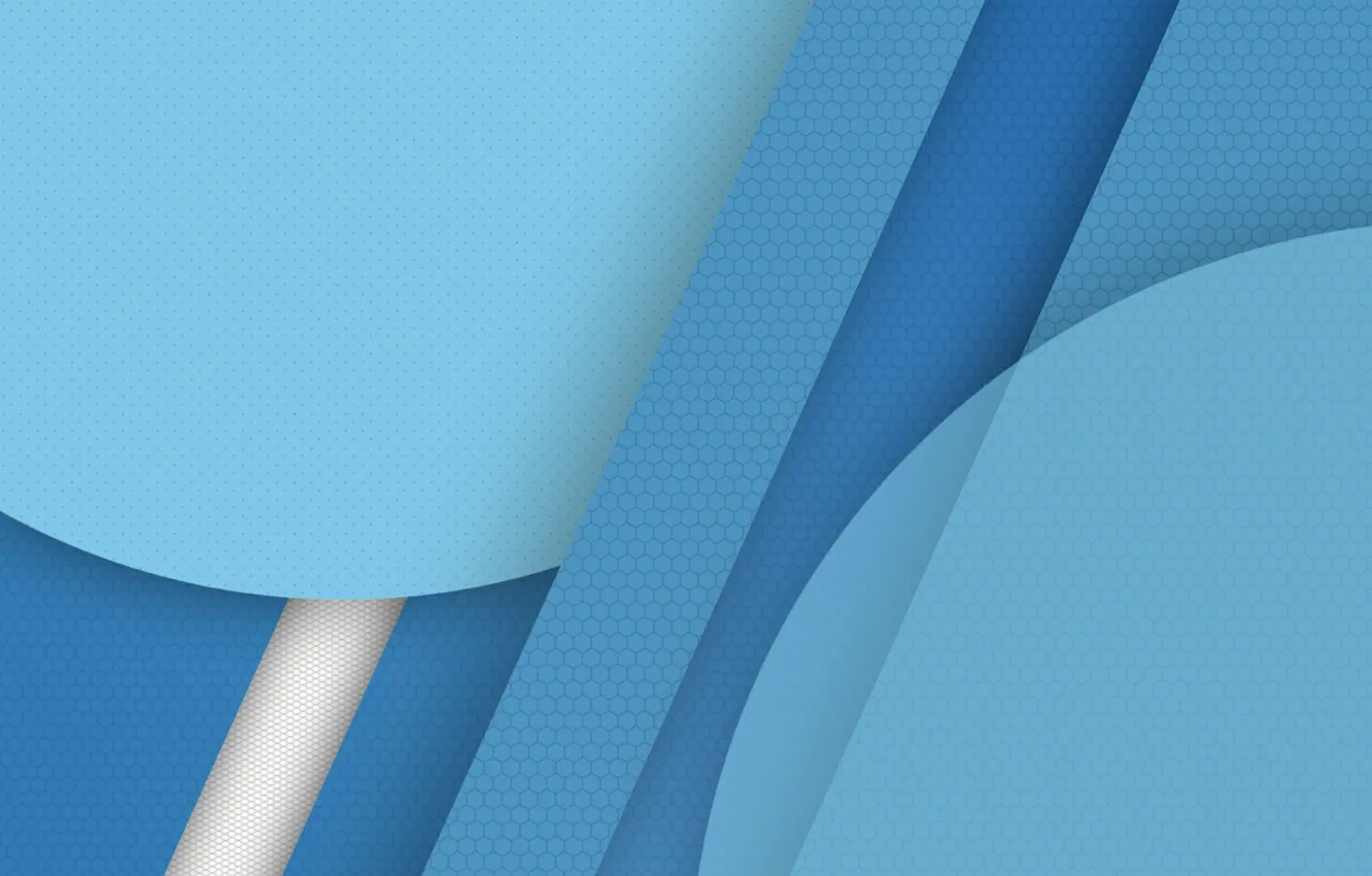 Фото обои белый, линии, круги, голубой, material, Lollipop