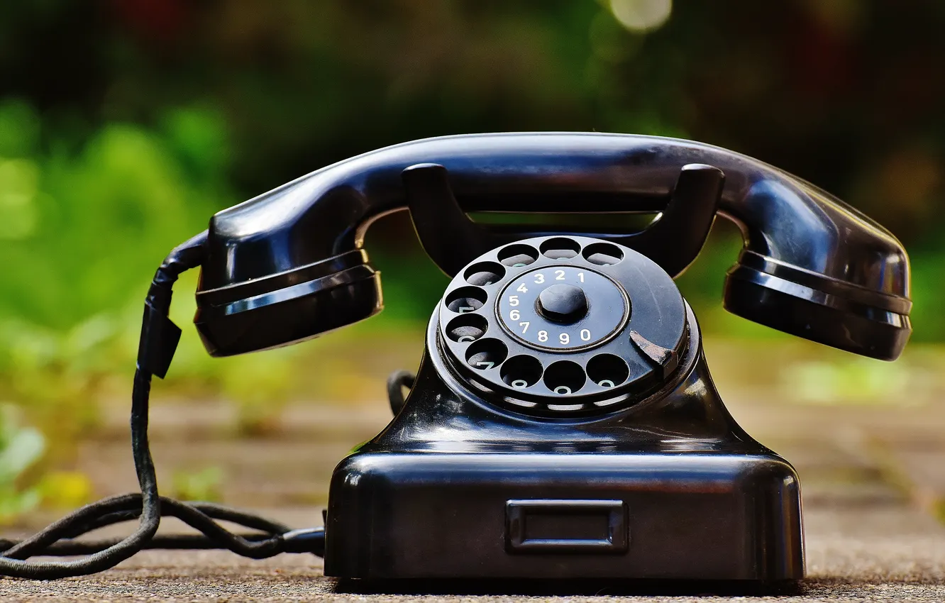 Фото обои retro, phone, miscellaneous, phone set