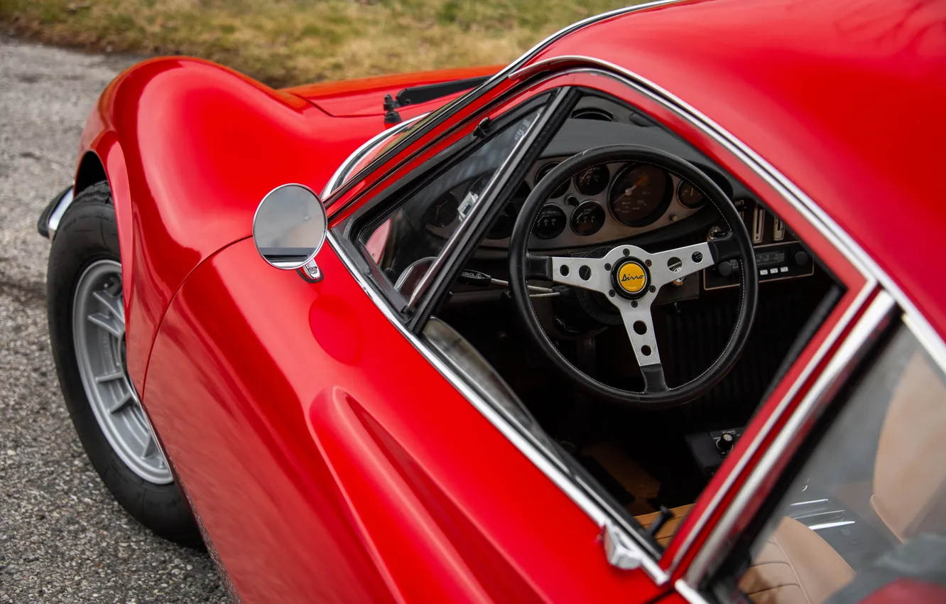 Фото обои Ferrari, 1972, Dino, Ferrari Dino 246 GT