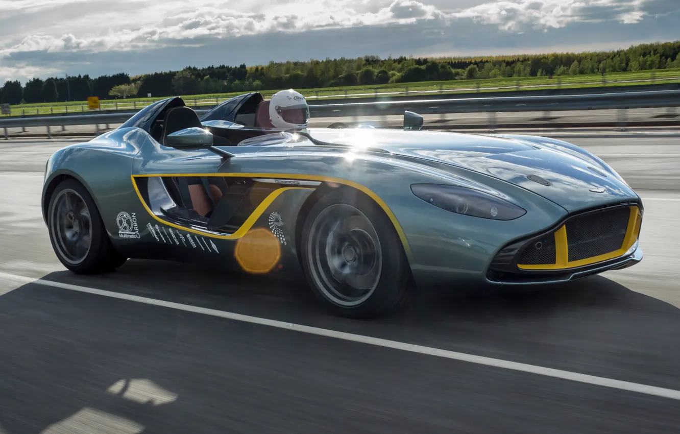 Фото обои car, Aston Martin, road, speed, CC100, Speedster Concept